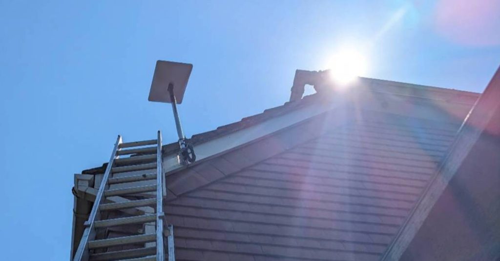 Starlink installation in Southampton